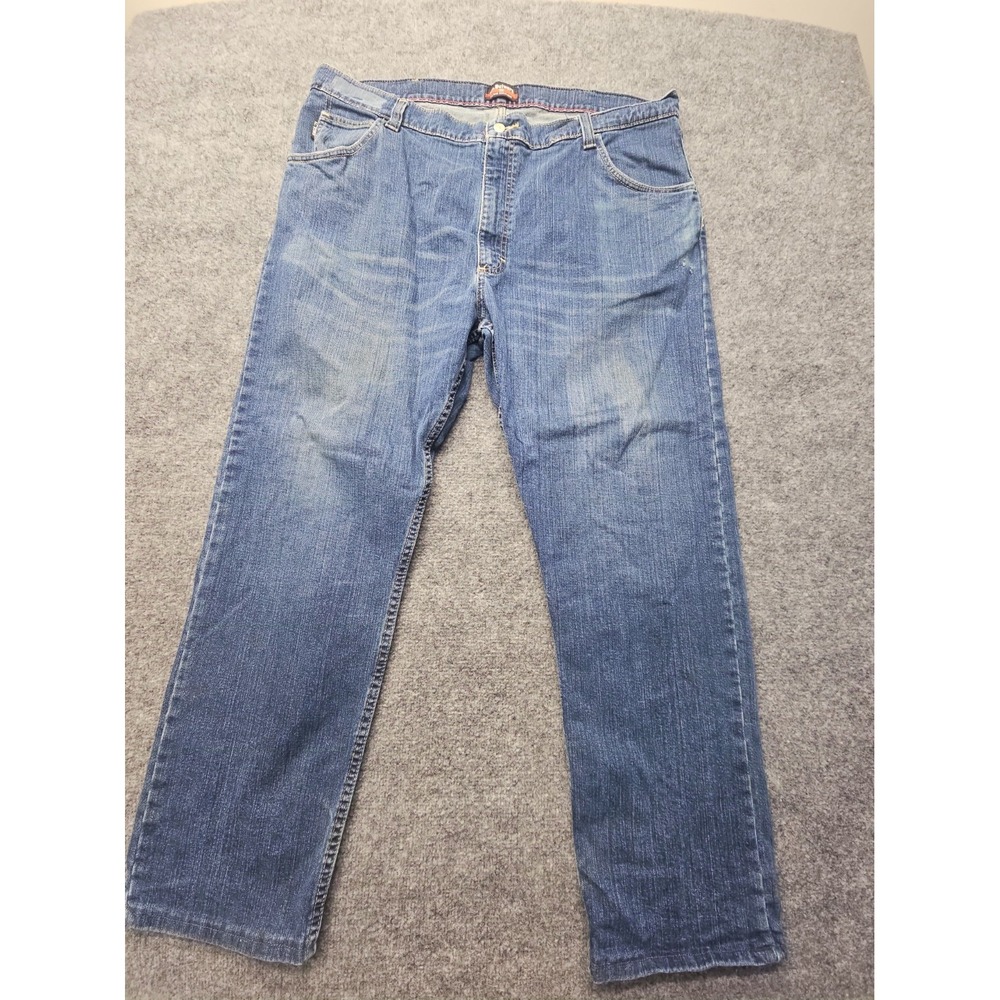 Bulwark FR Jeans Mens 44x32 Blue Straight Leg Flame Resistant CAT2 2112